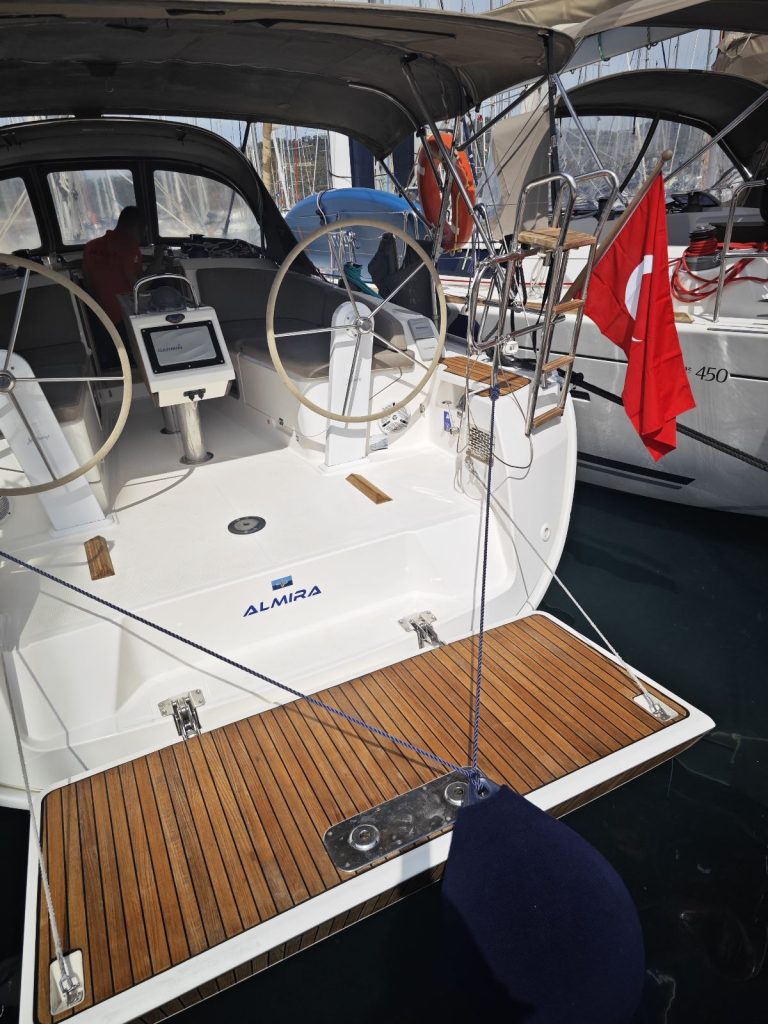 Sailing boat Bavaria Cruiser 37 Almira in Fethiye in Turkey